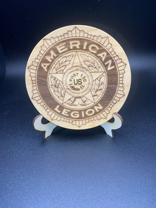 Custom wood coasters with YOUR design