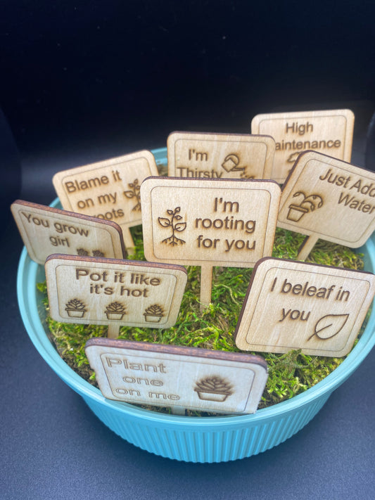 Funny Plant Markers
